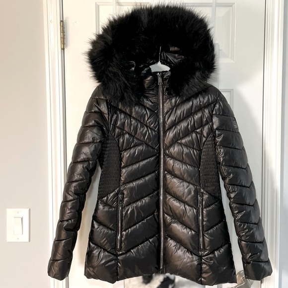 Kenneth Cole New York Quilted Puffer Jacket Size S - Picture 9 of 9